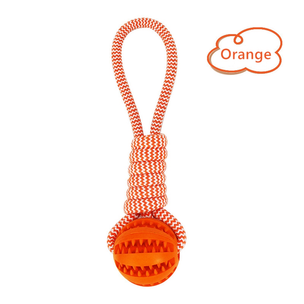 Interactive Rope Ball Dog Toy — Chew & Tug of War