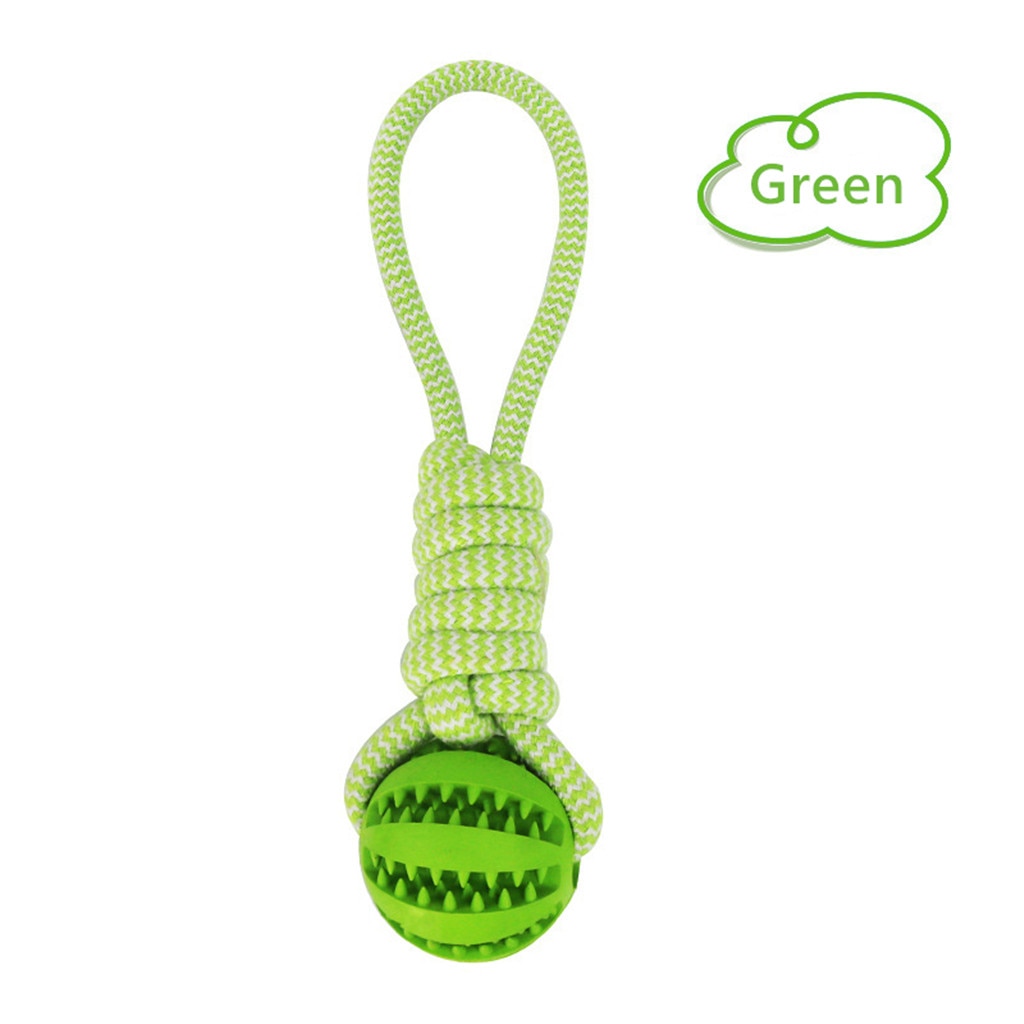 Interactive Rope Ball Dog Toy — Chew & Tug of War