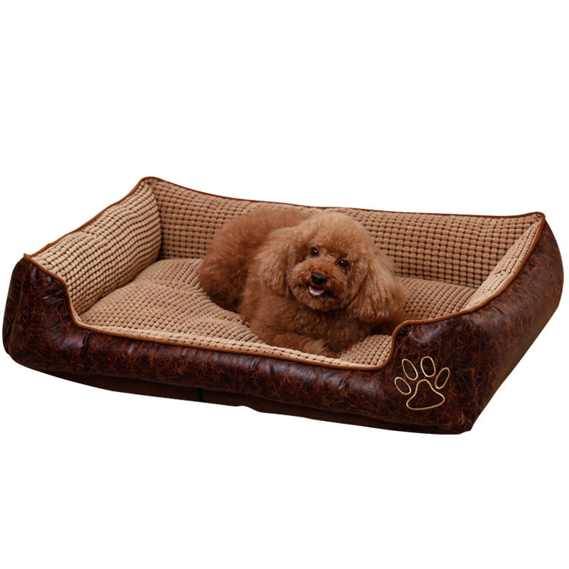 Luxury Orthopaedic Dog Sofa Bed — Washable & Non-Slip