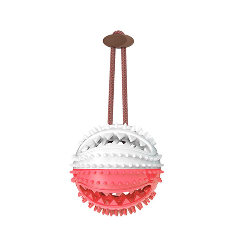 Interactive Suction Cup Dog Toy — Tug, Chew & Teeth Cleaning Ball