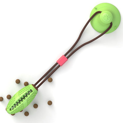 Interactive Suction Cup Dog Toy — Tug, Chew & Teeth Cleaning Ball