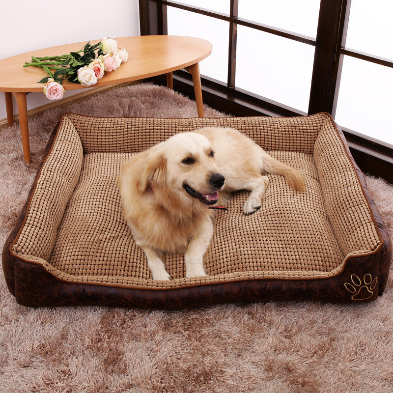 Luxury Orthopaedic Dog Sofa Bed — Washable & Non-Slip