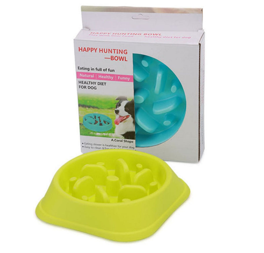 Slow Feeder Dog Bowl — Anti-Choke Healthy Eating