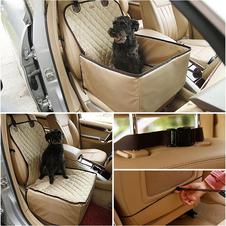 Waterproof Dog Car Seat Cover — Protects Against Mud & Hair