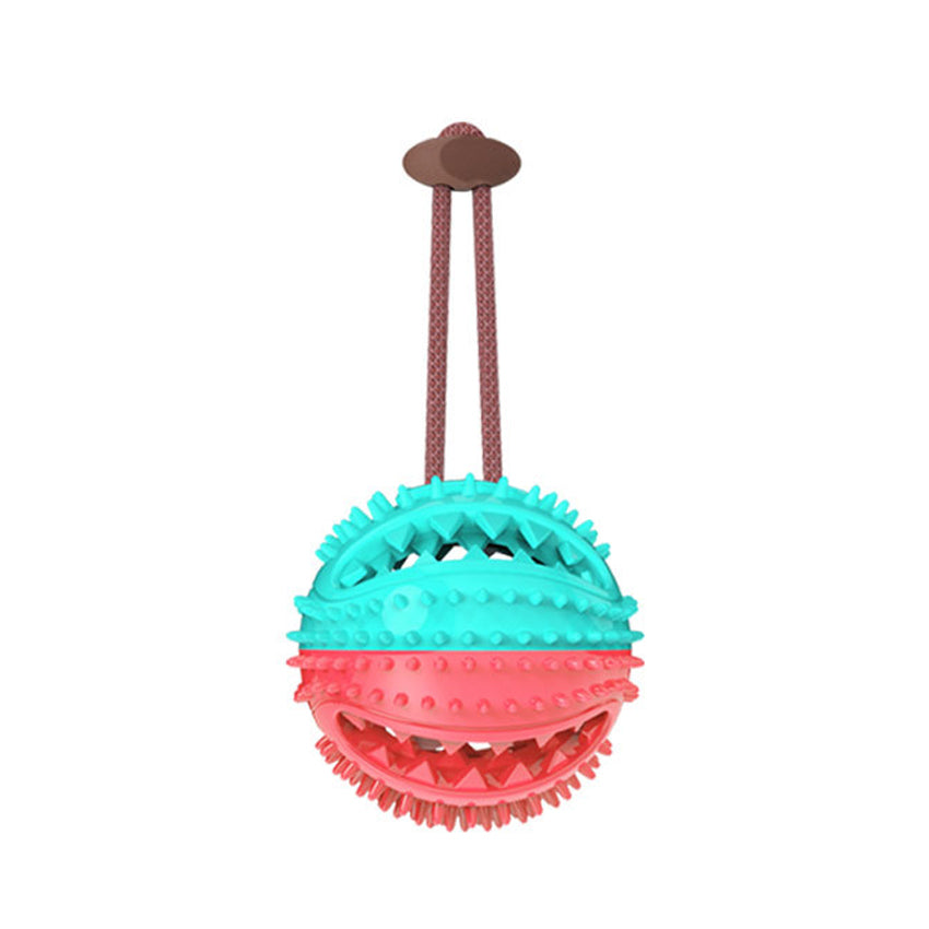 Interactive Suction Cup Dog Toy — Tug, Chew & Teeth Cleaning Ball