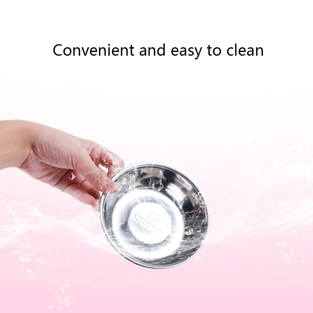 Stainless Steel Dog Bowl — Anti-Slip Classic Design