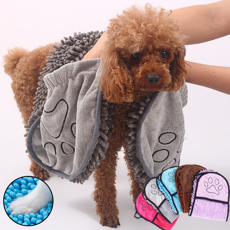 Microfibre Dog Drying Towel — Super Absorbent