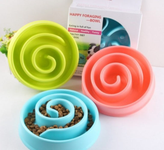 Slow Feeder Dog Bowl — Anti-Choke Healthy Eating