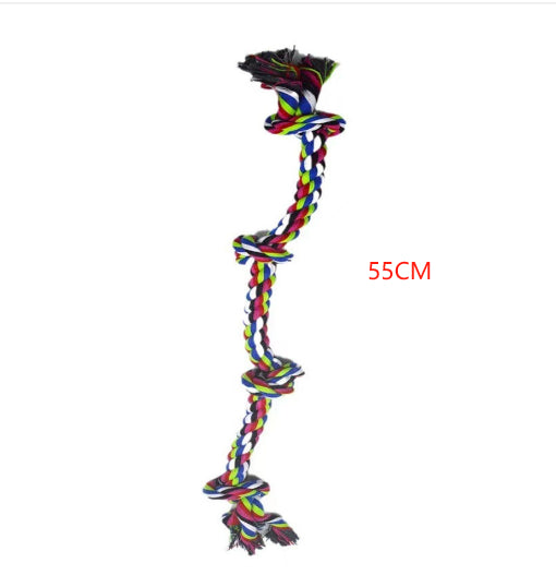 Heavy Duty Rope Knot Dog Toy — Tug of War & Dental Chew