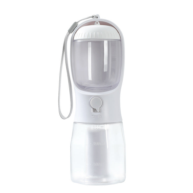 3-in-1 Dog Water Bottle — Water, Food & Waste Bags