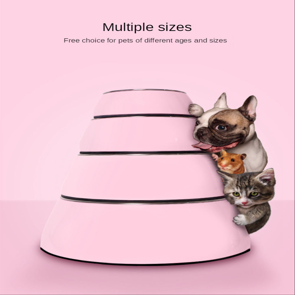 Stainless Steel Dog Bowl — Anti-Slip Classic Design