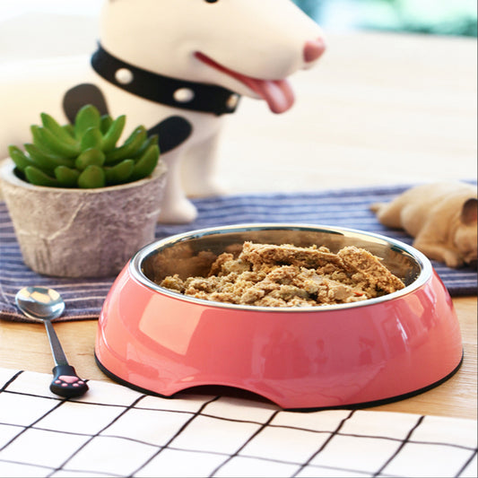 Stainless Steel Dog Bowl — Anti-Slip Classic Design