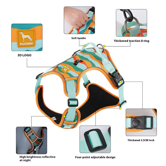 Reflective Dog Harness — No Pull