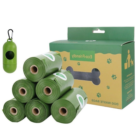 Eco-Friendly Dog Poo Bags — Biodegradable with Dispenser