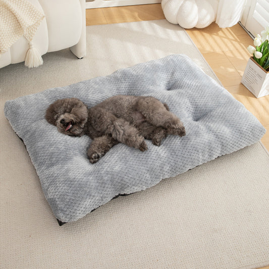 Luxury Dog Mat Bed — Soft Cushioned Pet Bed