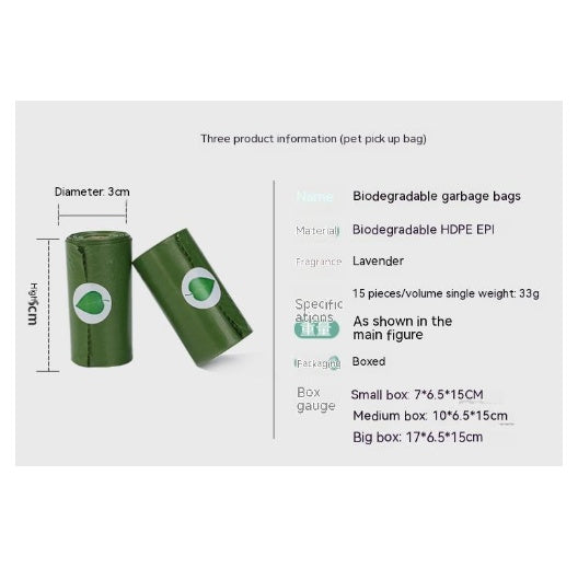 Eco-Friendly Dog Poo Bags — Biodegradable with Dispenser