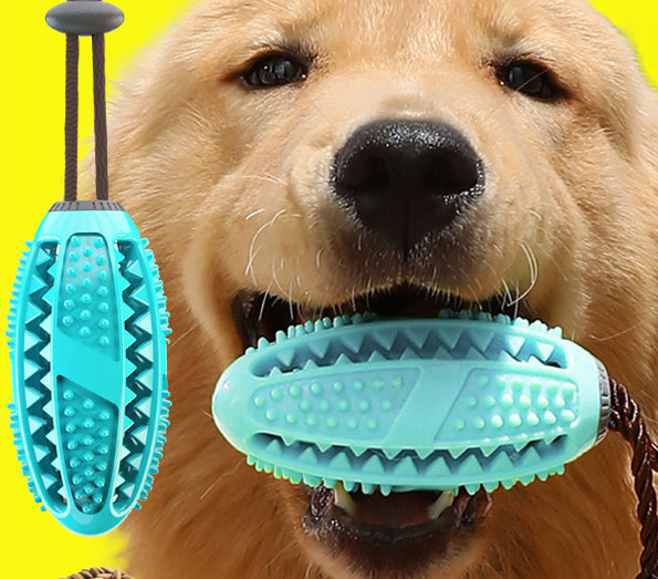 Interactive Suction Cup Dog Toy — Tug, Chew & Teeth Cleaning Ball