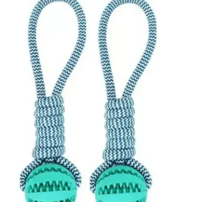 Interactive Rope Ball Dog Toy — Chew & Tug of War